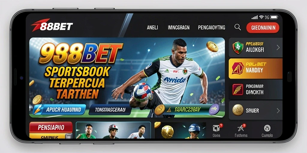 Tampilan antarmuka 988BET yang modern dan menarik untuk taruhan.
