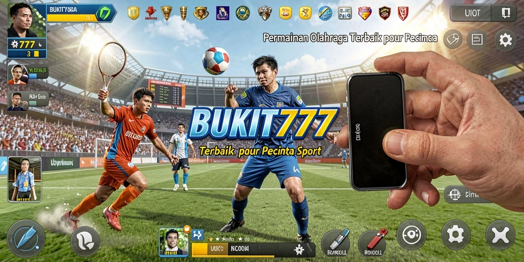 Tampilan gameplay seru BUKIT777 dengan berbagai cabang olahraga.