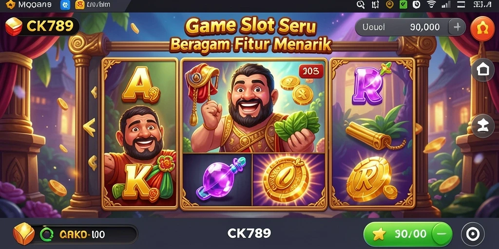 Tampilan gameplay CK789 yang menarik dan menawan, penuh warna dan detail.
