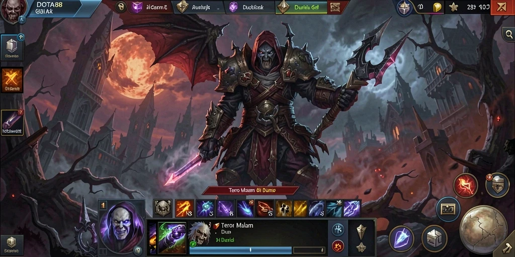 Tangkapan layar gameplay DOTA88 yang menampilkan suasana mencekam.