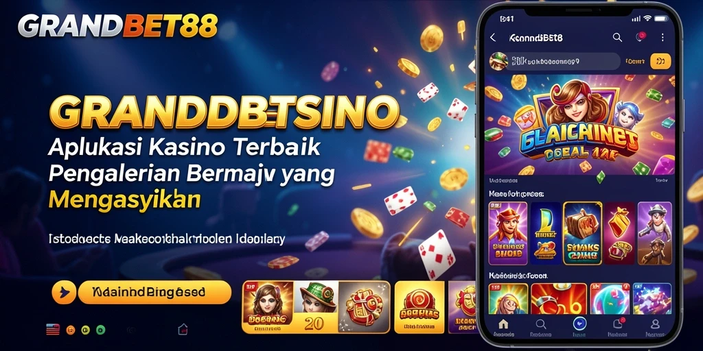 Tampilan menarik dari gameplay kasino di GRANDBET88.