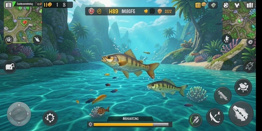 Tampilan gameplay H89 dengan aksi memancing yang mendebarkan.