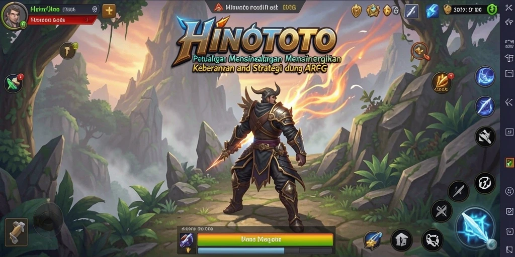 Gameplay seru dan menarik di HINOTOTO, penuh aksi ARPG.