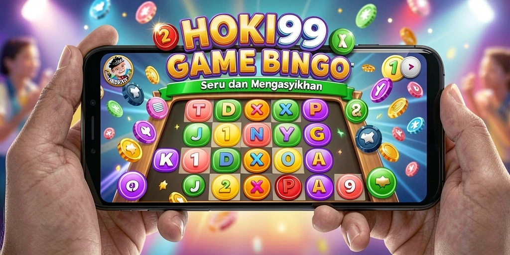 Screenshot gameplay HOKI99 menampilkan suasana permainan Bingo yang seru.