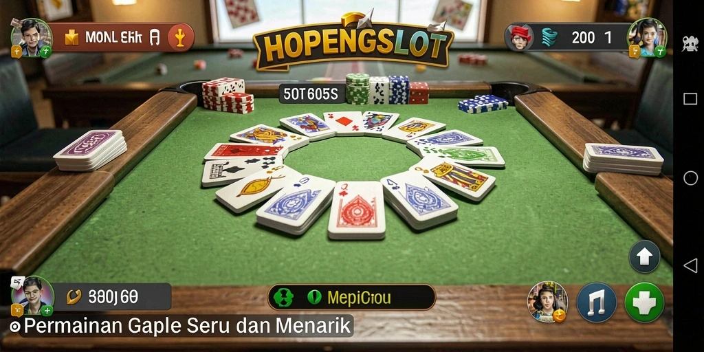 Screenshot yang menampilkan gameplay seru dalam HOPENGSLOT.