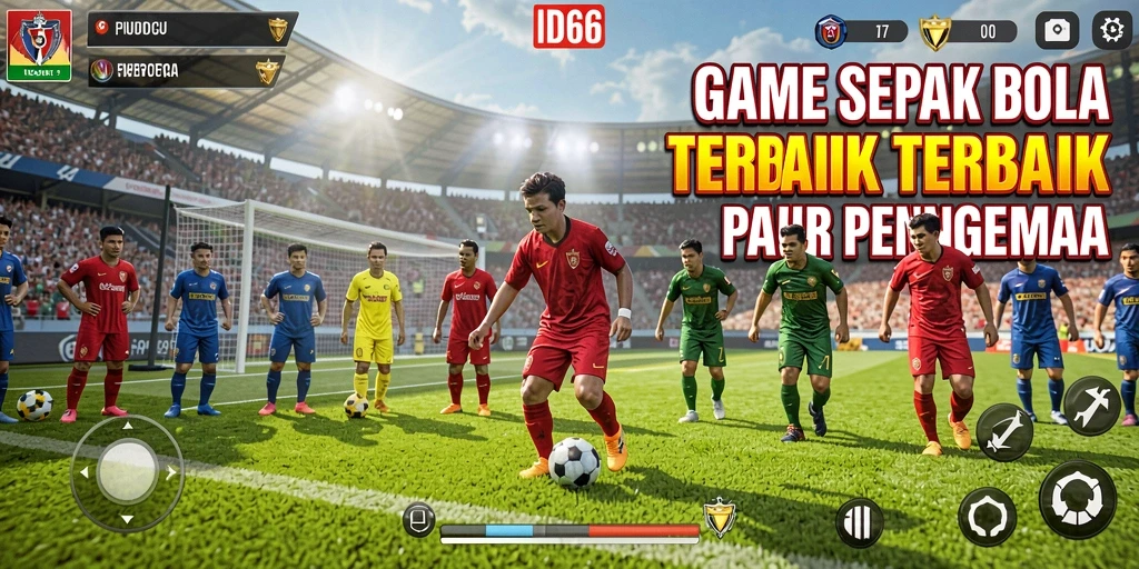 Tampilan gameplay realistik dalam ID66 yang menarik.