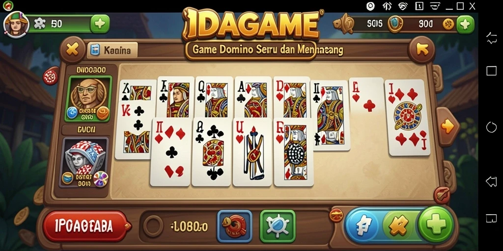 Tampilan gameplay seru dari IDAGAME yang menarik dan kompetitif.