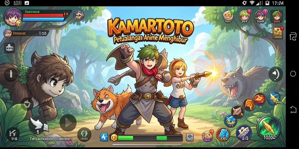 Tampilan gameplay seru KAMARTOTO yang memikat.