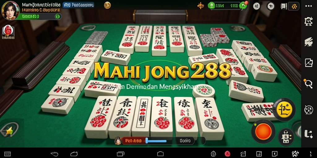 Tampak menariknya gameplay <strong>MAHJONG288</strong> dengan kartu domino yang penuh warna.