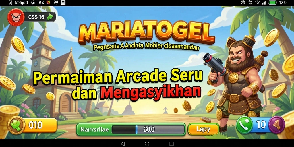 Tampilan gameplay seru MARIATOGEL dengan grafis yang menarik.