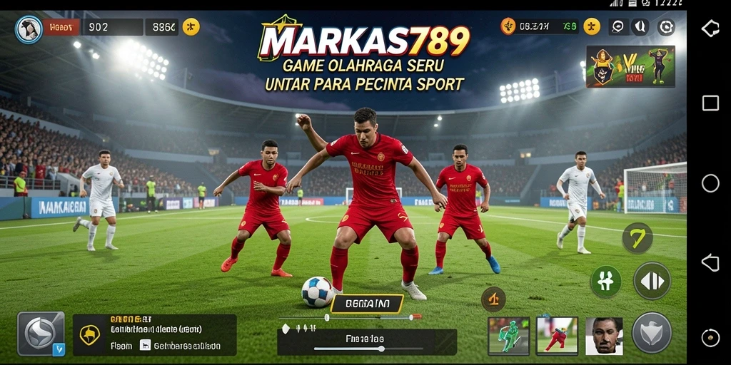 Tampilan gameplay seru dalam MARKAS789 yang memukau.