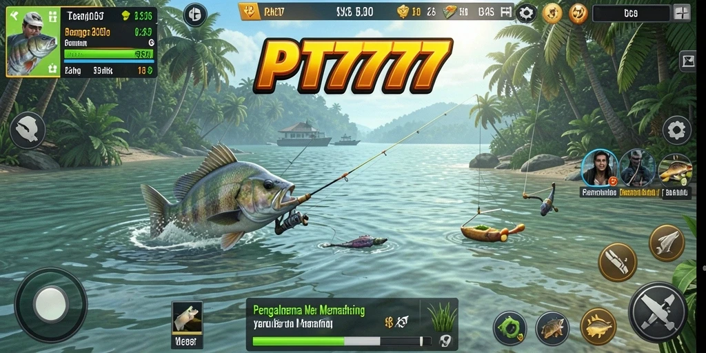 Gameplay PT777 yang seru dengan pengalaman memancing yang mendebarkan.