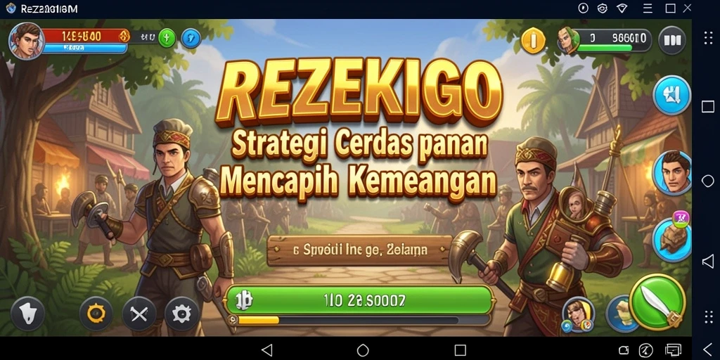 Tampilan gameplay seru dari REZEKIGO yang penuh strategi.